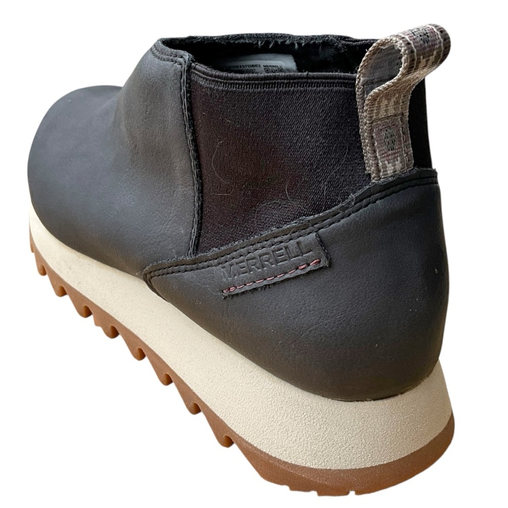 Merrell Alpine Chelsea Women's 8.5 Booties Shoes Charcoal Gray Vegan Leather - Picture 8 of 12